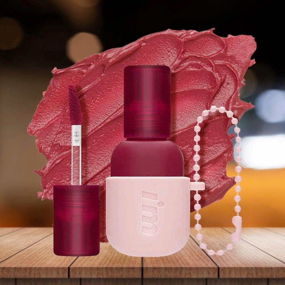 New! I'M MEME Color Key Ring Velvet Lip Tint Muted Plum Long Lasting Lip Stain